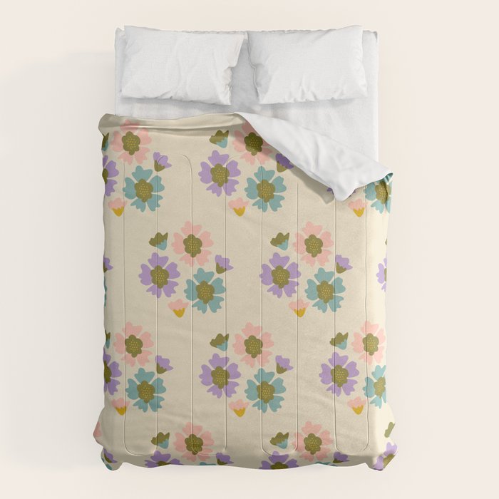 Blooming Flower - Cream  Comforter Gallery Image 6