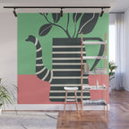 Teapot Garden 2 Wall Mural Gallery Image 1