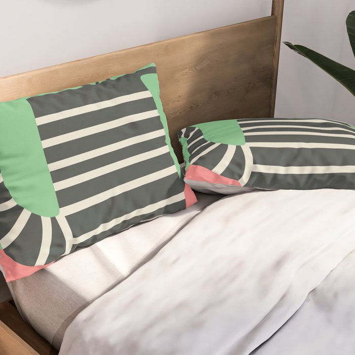 Teapot Garden 2 Pillow Sham Gallery Image 2