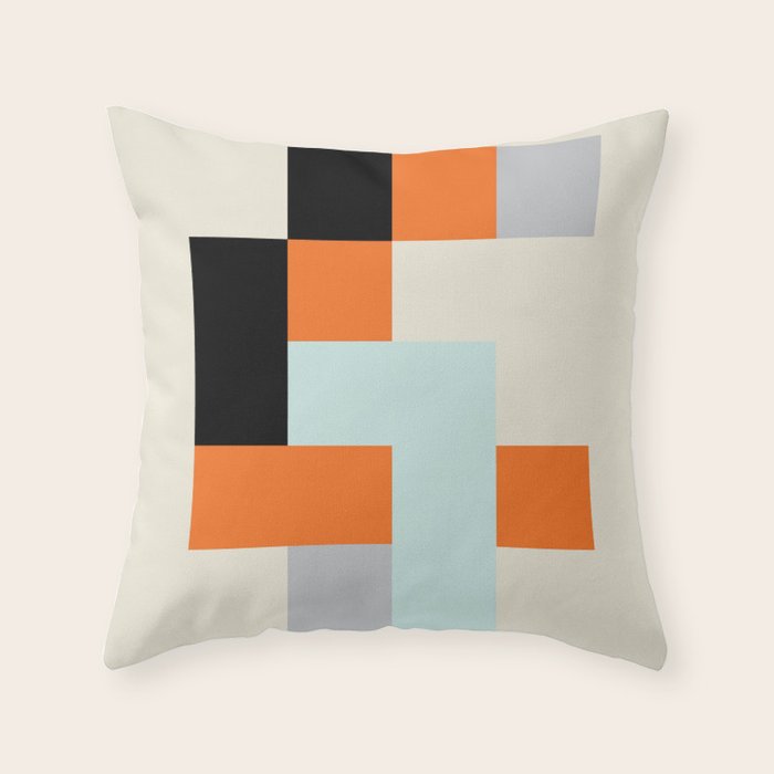 Vintage poster-Bauhaus 1923/3. Throw Pillow Gallery Image 1