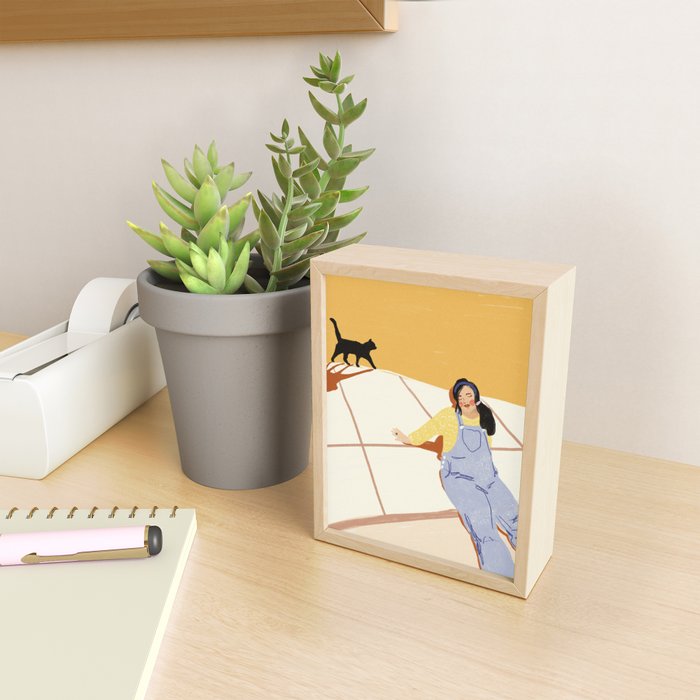 Cat Lover Mini Art Print Gallery Image 2