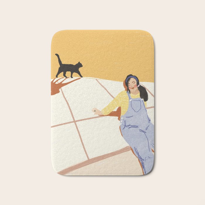 Cat Lover Bath Mat Gallery Image 1
