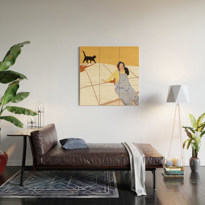 Cat Lover Wood Wall Art Gallery Image 2