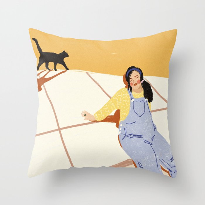 Cat Lover Throw Pillow Gallery Image 6