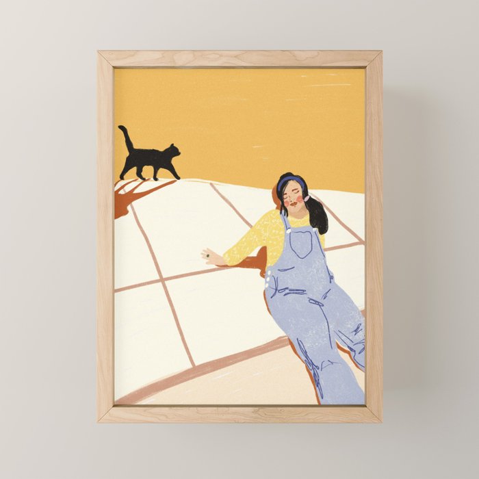 Cat Lover Mini Art Print Gallery Image 1