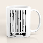 Bauhaus Dessau 1931 Modernist Homage Black Gray Cream Coffee Mug Gallery Image 1
