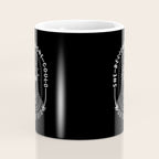 She Believed She Could So She Did - White Ink on Black Coffee Mug Gallery Image 4