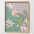 magnolia pastel abstract art Serving Tray Gallery Image 1
