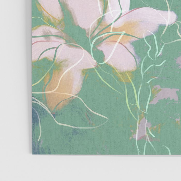 magnolia pastel abstract art Poster Gallery Image 3