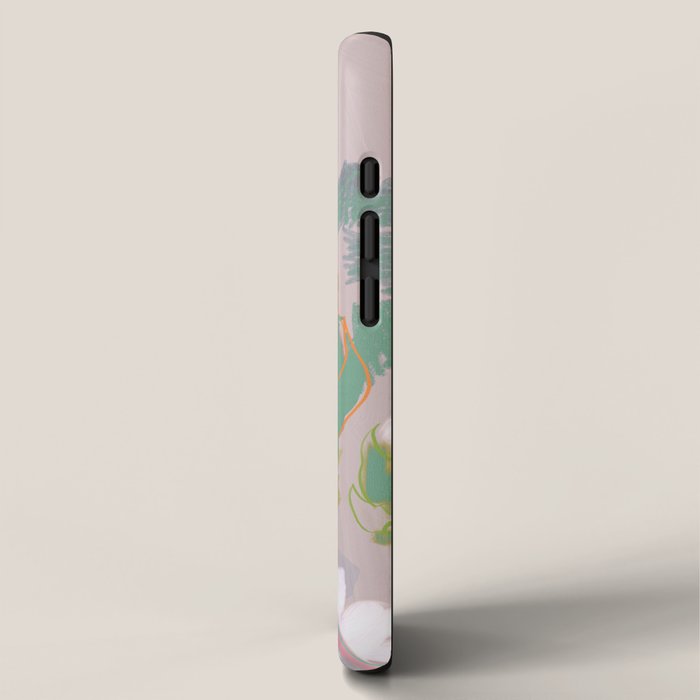 magnolia pastel abstract art iPhone Case Gallery Image 2