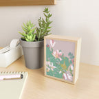 magnolia pastel abstract art Mini Art Print Gallery Image 2