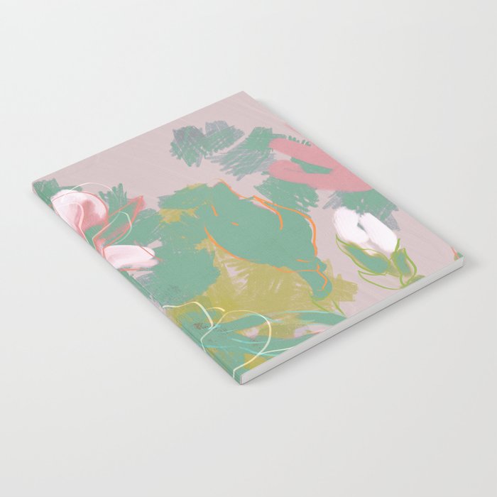 magnolia pastel abstract art Notebook Gallery Image 2