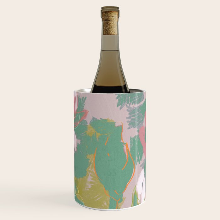 magnolia pastel abstract art Wine Chiller Gallery Image 3