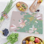 magnolia pastel abstract art Cutting Board Gallery Image 2