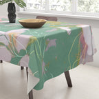 magnolia pastel abstract art Tablecloth Gallery Image 3