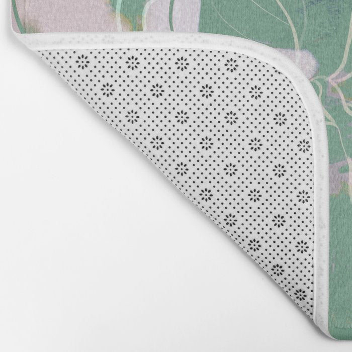 magnolia pastel abstract art Bath Mat Gallery Image 2