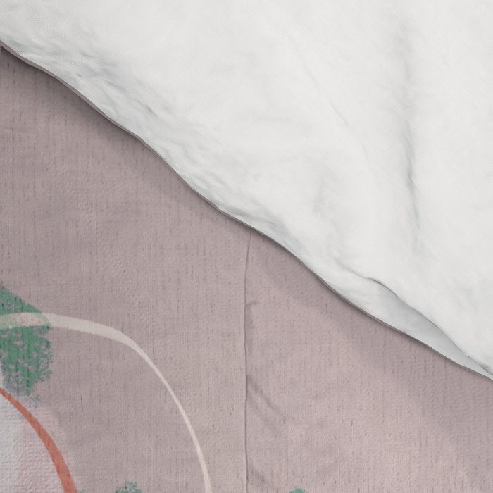 magnolia pastel abstract art Comforter Gallery Image 4