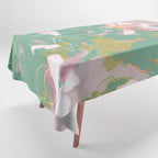 magnolia pastel abstract art Tablecloth Gallery Image 1