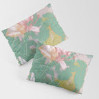 magnolia pastel abstract art Pillow Sham Gallery Image 3