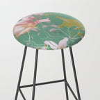 magnolia pastel abstract art Stool Gallery Image 2