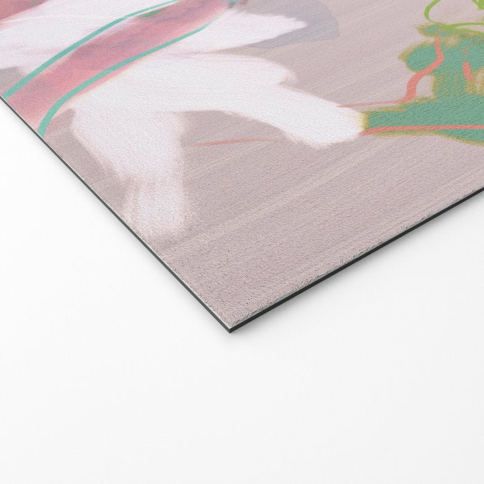 magnolia pastel abstract art Welcome Mat Gallery Image 2