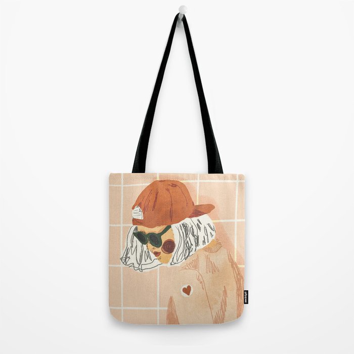 Girl Who Loves Baseball Tote Bag Gallery Image 2