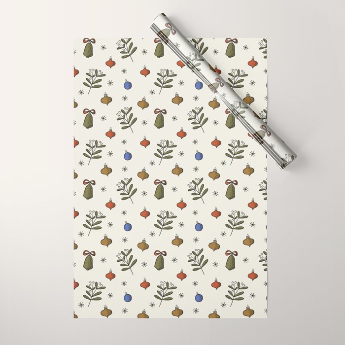 Christmas Pattern #4 Wrapping Paper Gallery Image 1