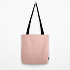 Solid Pink (Blush Pink) Tote Bag Gallery Image 2