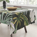 Dark watercolor jungle 1 Tablecloth Gallery Image 3