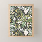 Dark watercolor jungle 1 Mini Art Print Gallery Image 1