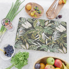 Dark watercolor jungle 1 Cutting Board Gallery Image 2