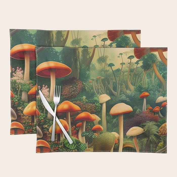 Brirsuris - The Valley of Mushrooms Placemat Gallery Image 1