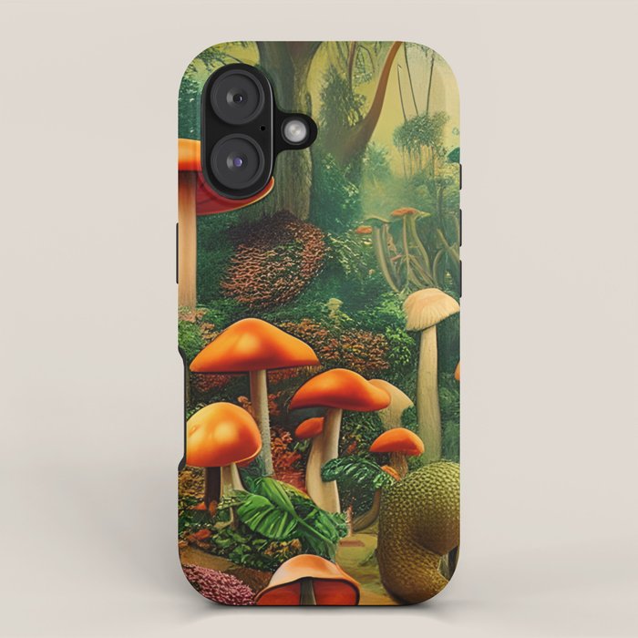 Brirsuris - The Valley of Mushrooms iPhone Case Gallery Image 1