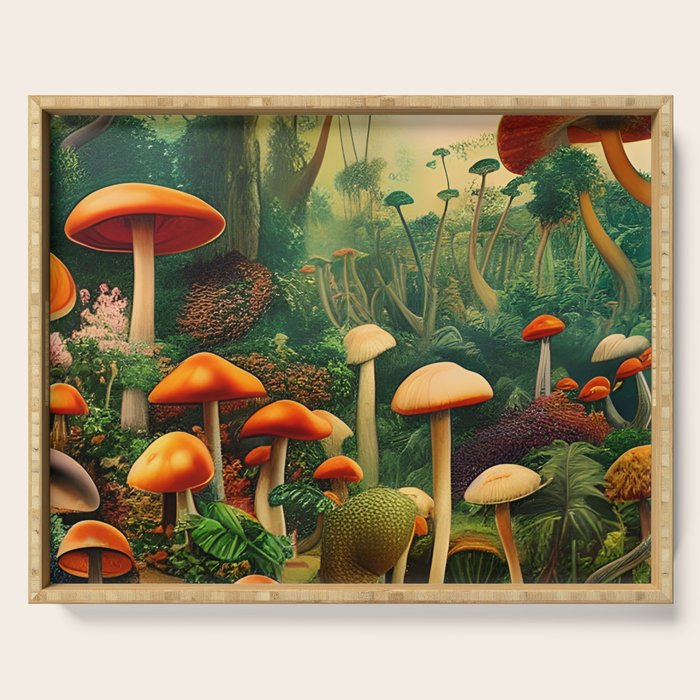 Brirsuris - The Valley of Mushrooms Serving Tray Gallery Image 1