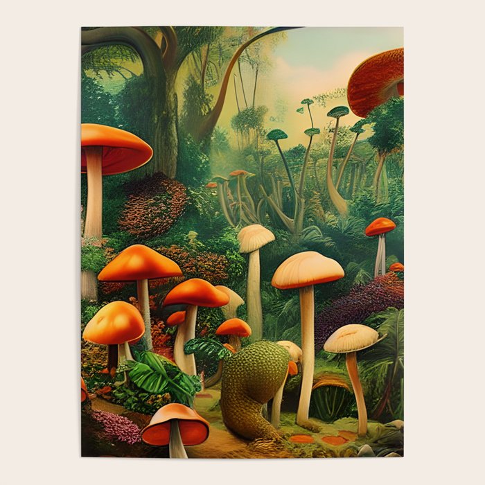 Brirsuris - The Valley of Mushrooms Poster Gallery Image 1
