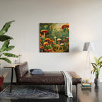 Brirsuris - The Valley of Mushrooms Wood Wall Art Gallery Image 2