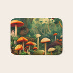 Brirsuris - The Valley of Mushrooms Bath Mat Gallery Image 1