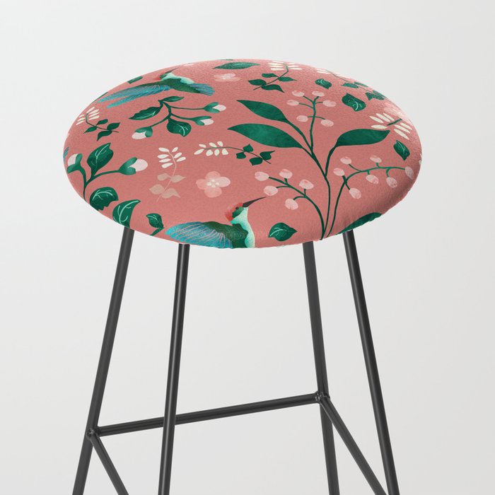 Hummingbird Garden III Stool Gallery Image 2