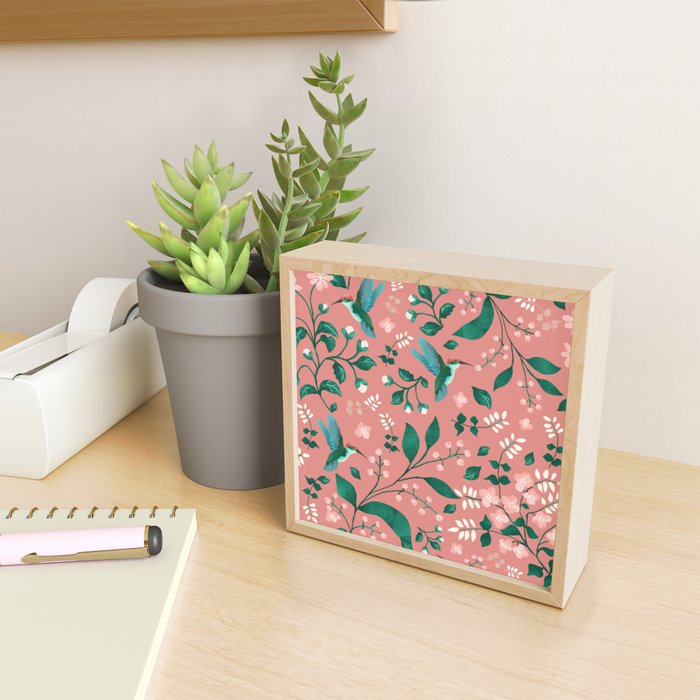 Hummingbird Garden III Mini Art Print Gallery Image 2