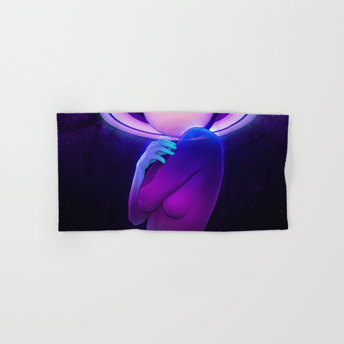 Saturn Head (Censored version) Bath Towel Gallery Image 1
