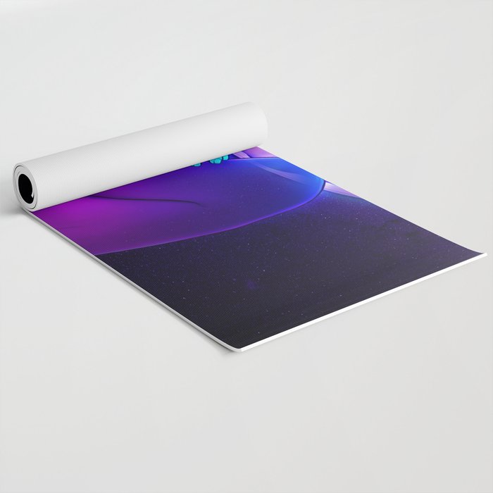 Saturn Head (Censored version) Yoga Mat Gallery Image 2