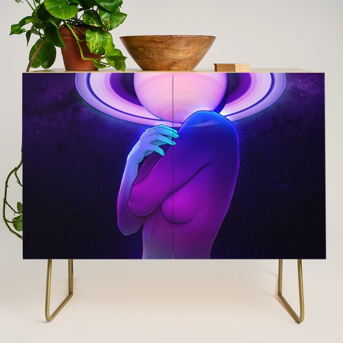 Saturn Head (Censored version) Credenza Gallery Image 1