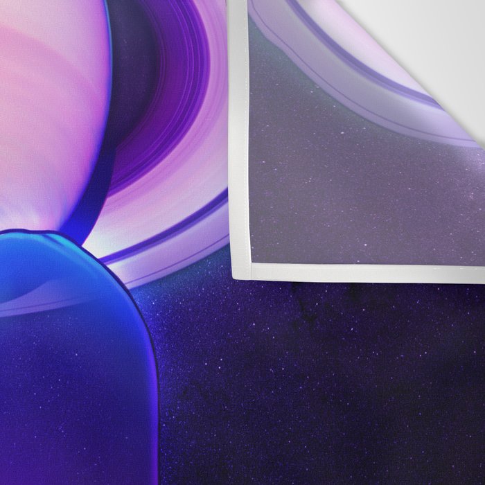 Saturn Head (Censored version) Wall Tapestry Gallery Image 3