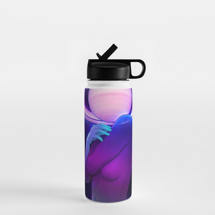 Saturn Head (Censored version) Water Bottle Gallery Image 1