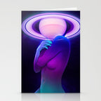 Saturn Head (Censored version) Stationery Card Gallery Image 2