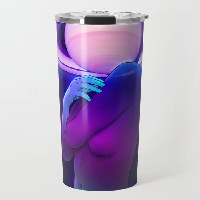 Saturn Head (Censored version) Travel Mug Gallery Image 1