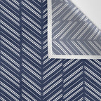 Herringbone (Navy) Wall Tapestry Gallery Image 3