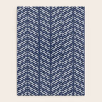 Herringbone (Navy) Notebook Gallery Image 4