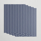 Herringbone (Navy) Wrapping Paper Gallery Image 3