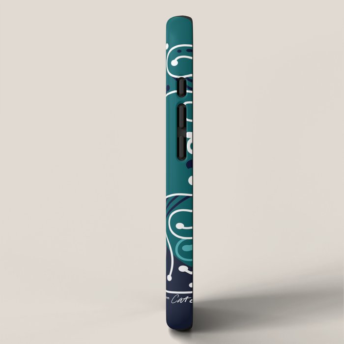 Nah - Teal Palette iPhone Case Gallery Image 2